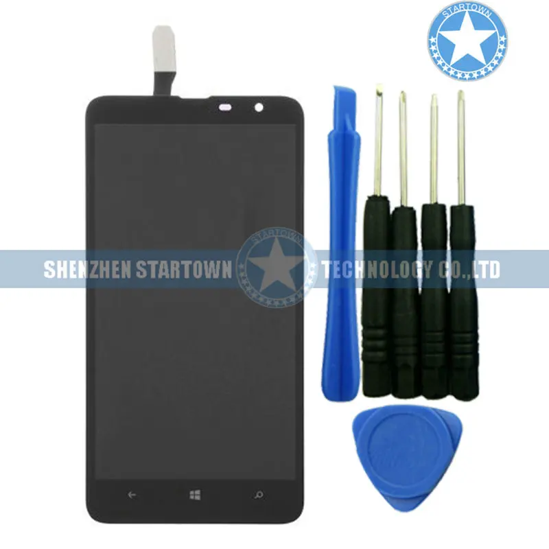 

For Nokia Lumia 1320 Display Screen LCD Touch Panel Front Lens Digitizer Assembly Black with Tools