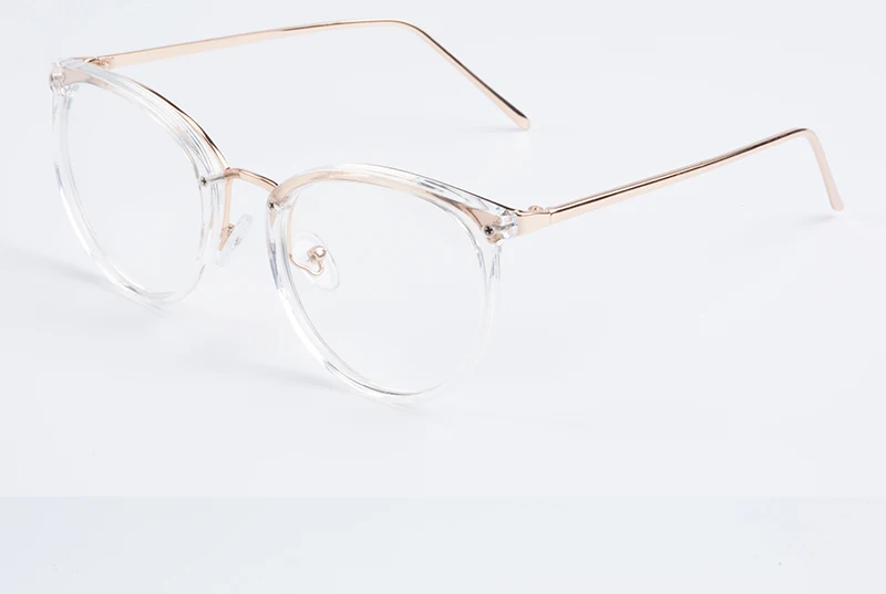 Брендовые дизайнерские оптические прозрачные линзы очки Винтаж Кошачий глаз оправы для очков для женщин Ретро Круглые Женские очки оправы