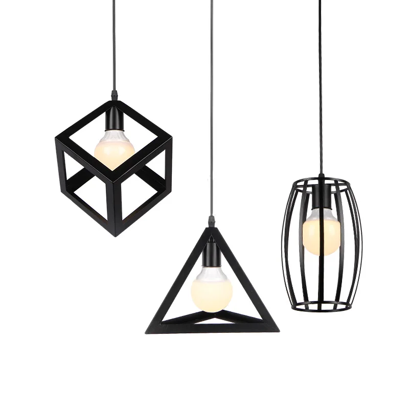 

Multi-Dimensional Combination Chandelier Iron Art Retro Simple Style Chandelier Creative Bedroom Bar Coffee Shop Decoration