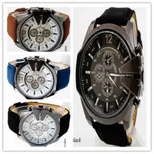 Mens Montres NORD Marque De Luxe Casual Militaire Quartz Sport Montre-Bracelet Bracelet En Cuir Mâle Horloge montre