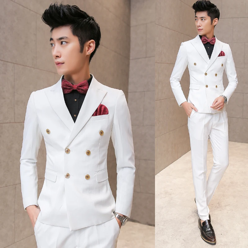 white formal attire