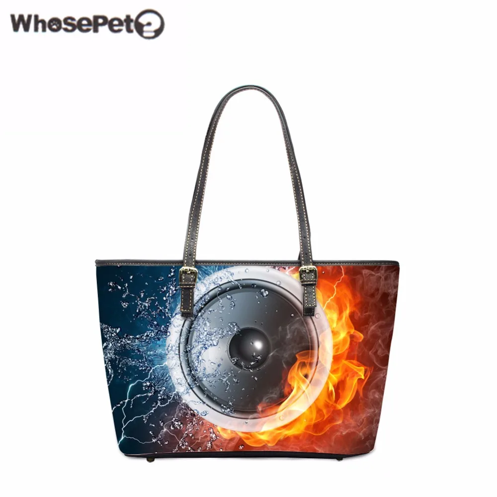 

WHOSEPET Punk Shoulder Bags for Women Cool Handbags Ladies Pu Leather Bag High Quality Tote Bag Fashion Female Shopping Handbag