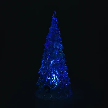

Color Changing LED Artificial Crystal Christmas Tree Decoration xMAS Night Light
