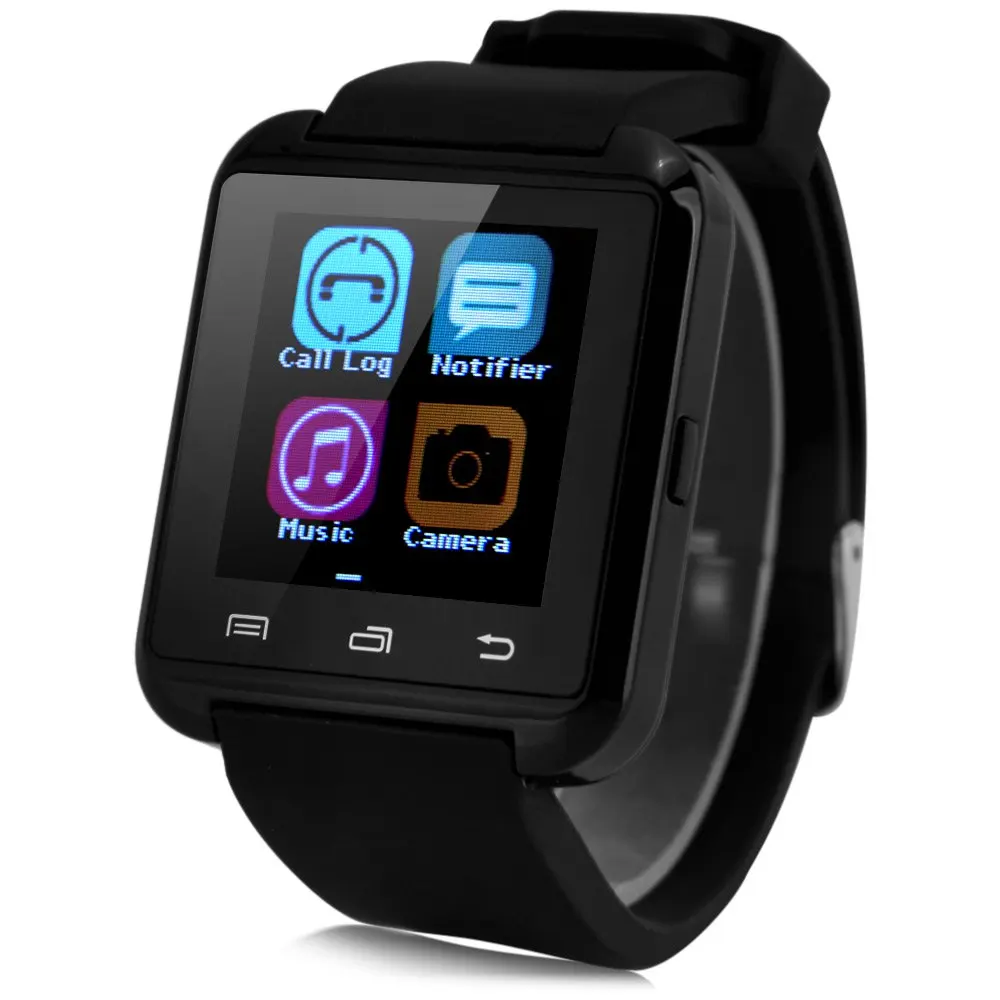bluetooth wrist watch with incoming call indicator