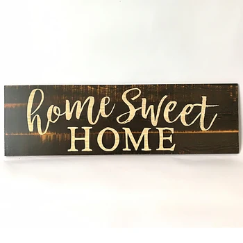 

Fashion Rustic Primitive Wood Sign "Home Sweet Home" Country Farmhouse Home Decoration