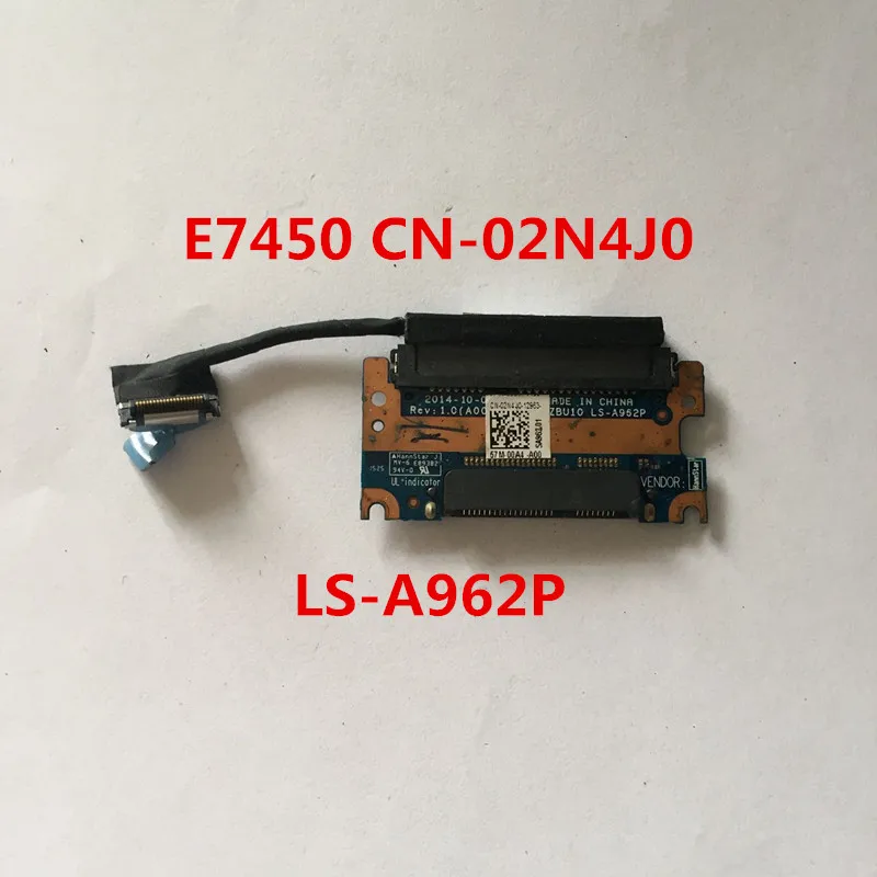 Высокое качество для E7450 CN 02N4J0 2N4J0 ZBU10 LS A962P ноутбук PC power swith Pro аудио USB плата 100%