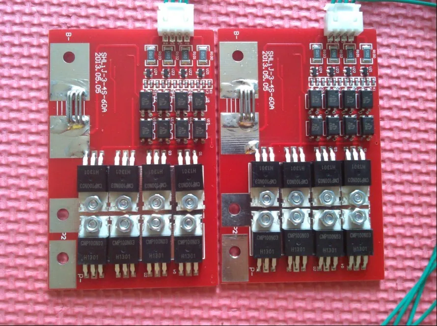 1 P lifepo4 BMS 4S 40A разряда 12.8 В 12 500 Вт 4 ячейки Защита печатной платы 14.6 цепи батареи для