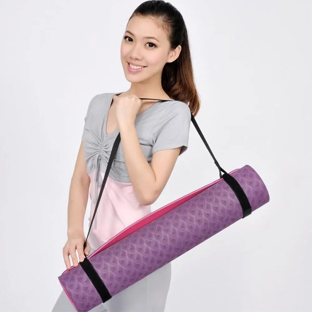 

New Convenience Portable Yoga Mat Sling Sports Canvas Belt Fitness Gym Adjustable Carrier Shoulder Carry Strap