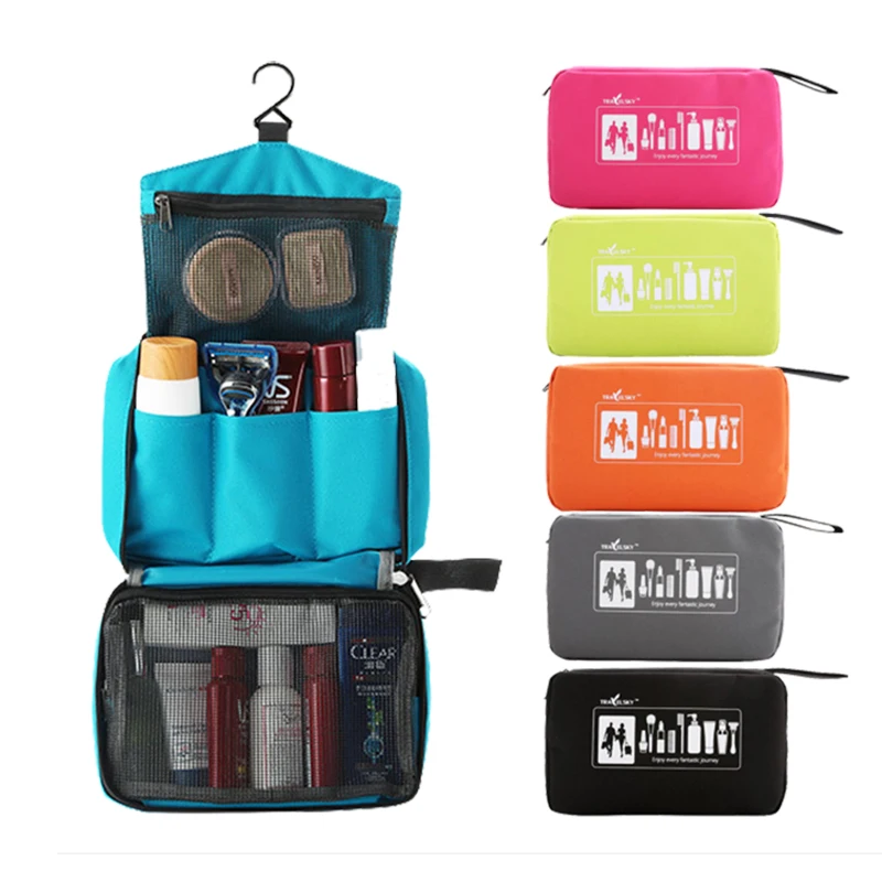 Colorful Travel Toiletries Storage Bag High Quality Oxford Waterproof