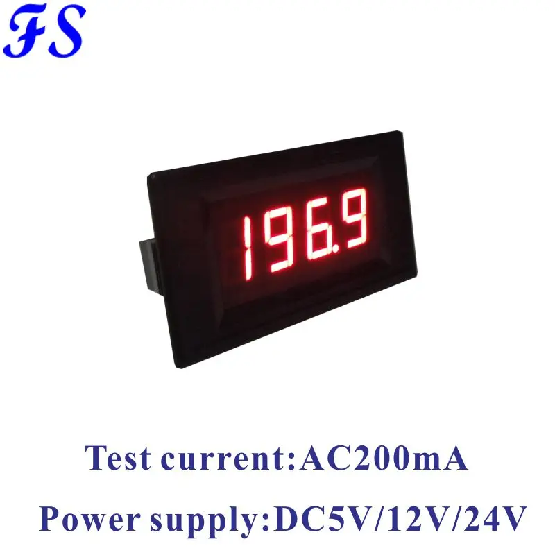 AC LED Digital Current Meter Ampere Meter AC 200mA Micro Ammeter Milli