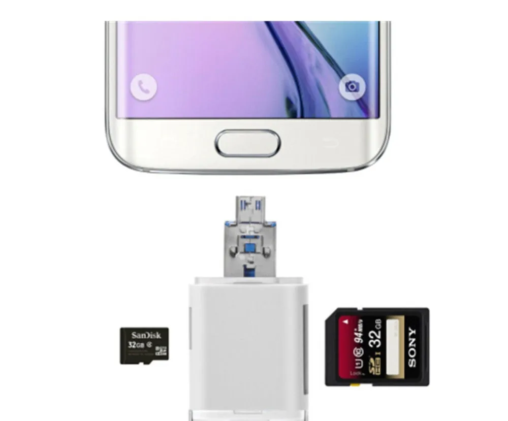 3 в 1 i флэш-накопитель USB Micro SD SDHC TF адаптер для чтения карт OTG для iPhone 5 6 7 X XS XR для ipad/samsung OTG телефонов