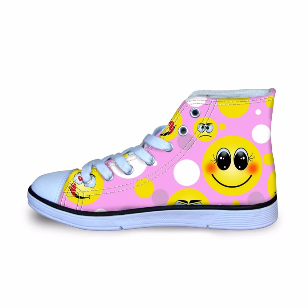 Buy FORUDESIGNS Pink Emoji Printing New Kids Girls