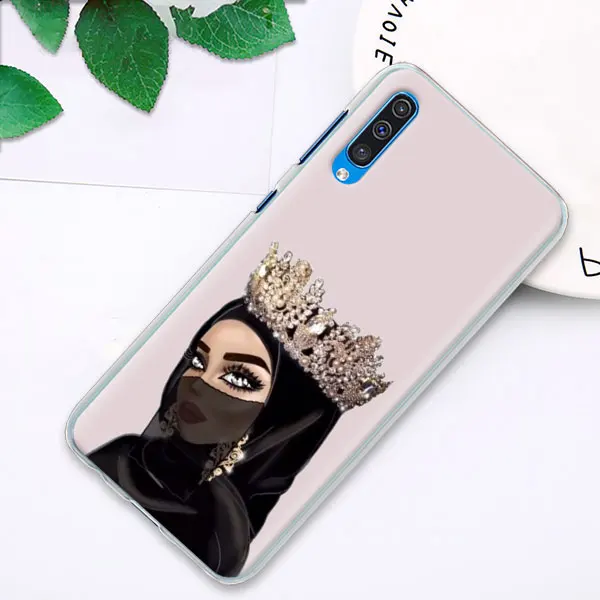 Мусульман, Gril/глаза арабский хиджаб девушка чехол для samsung Galaxy A30 A50 A70 A80 M10 M30 A7 A6 A8+ A9 ПК Жесткий Телефон - Цвет: 03