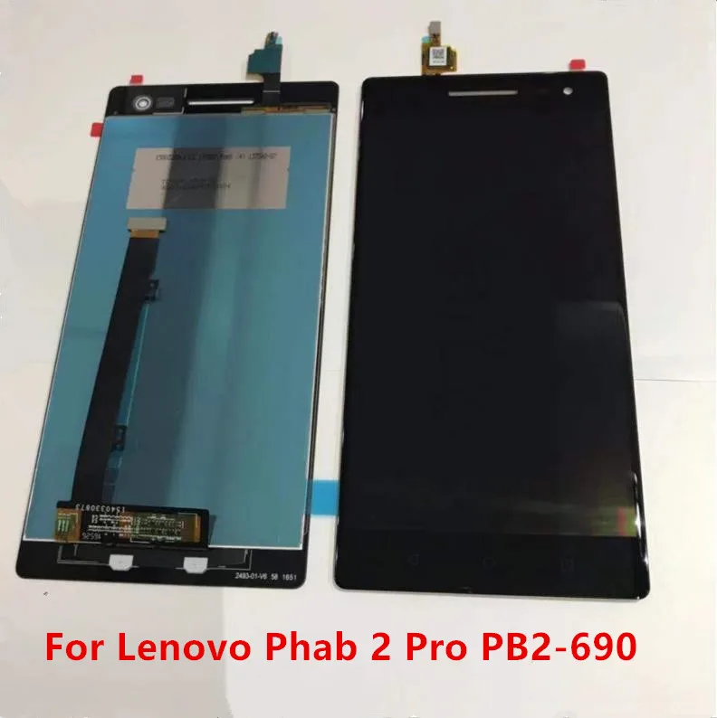 

For Lenovo Phab 2 Pro PB2-690 PB2-690M PB2-690Y LCD Display and Touch Screen Digitizer Assembly Replacement With Tools