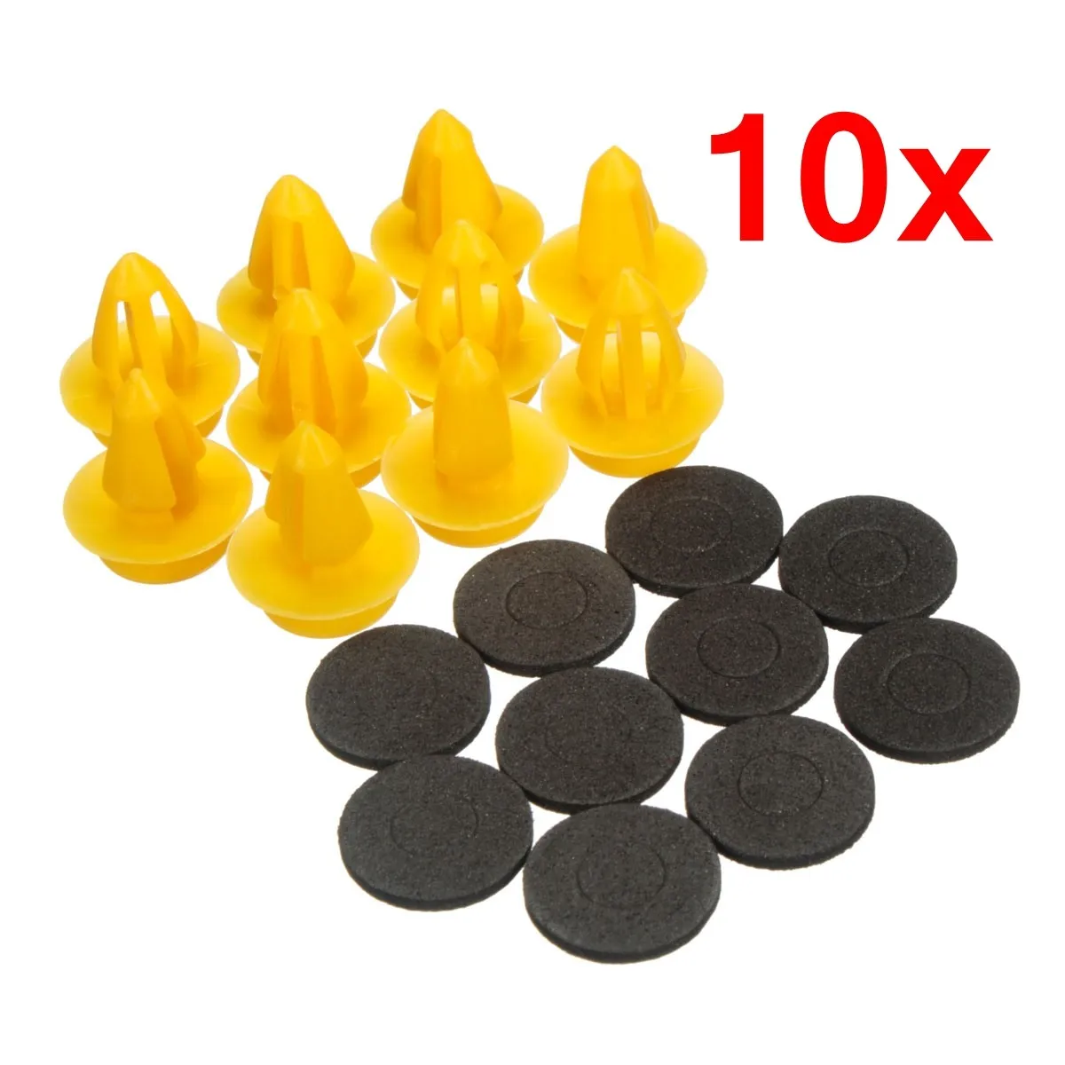 VW POLO DOOR CARD PANEL TRIM CLIPS MK4 INTERIOR PLASTIC CLIPS