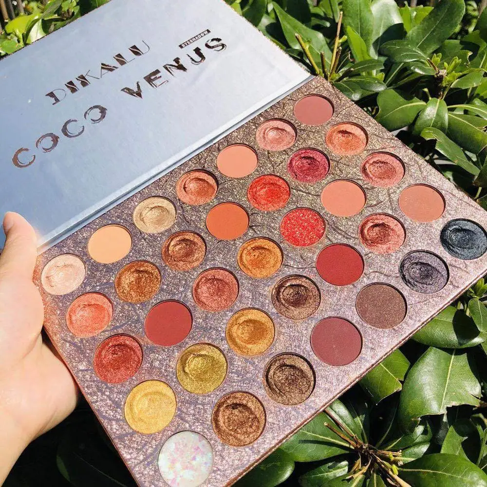

Beauty Glazed 35 Color Studio matte Eyeshadow Power Palette Glitter Highlighter Shimmer Make up Pigment Eye Shadow Pallete