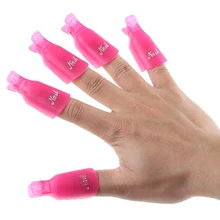 10 шт./компл. Гель-лак для снятия макияжа для ногтей УФ-лак для снятия лака упаковка для удаления ногтей инструмент колпачки для вымачивания зажим для женщин