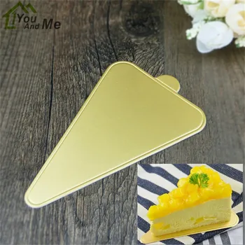 

100pcs Golden Cakes Dessert Cardboard Decor Baking Paper Cake Tray Utility Baking Tools For Wedding Party