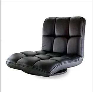 Тапочки кожаные медитации спинка кресла 360 градусов вращения Гостиная мебель японский Стиль татами Zaisu безногий стул