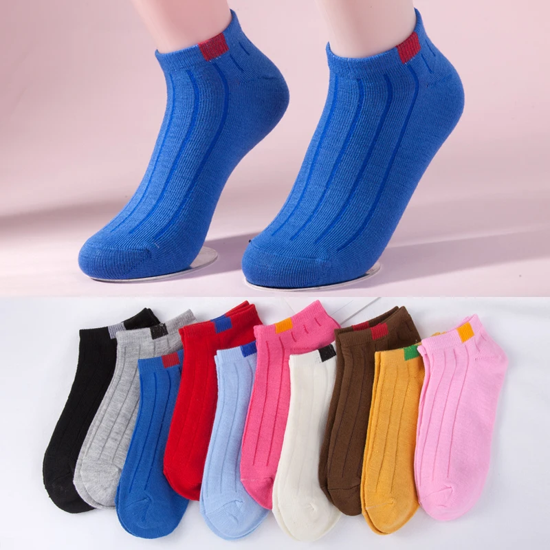 Women Ankle Socks Girls Stripe Casual Boat Socks Fashion Lady Black Short Socks New Style Dropshipping