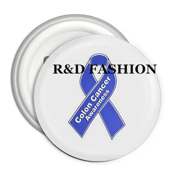

PBR052(30), Promotional Gift Colon Cancer/Intestine Cancer Prevention/Awareness Campaign Dark Blue Ribbon Brooch Pin/Badge