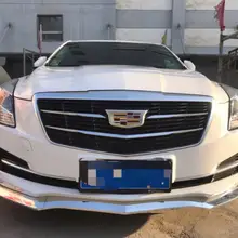 ABS Передние Губы сплиттеры бампер фартуки чашки закрылки спойлер для Cadillac ATS