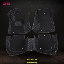 XWSN-alfombrilla de suelo personalizada para coche, accesorios para Dodge ram 1500 Journey 2009-2017 Challenger