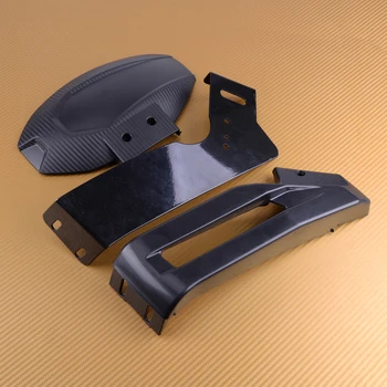 

DWCX Black ABS Motorcycle Rear Wheel Fender Mud Guard Mudflap Fit for Honda Grom MSX125 MSX125SF