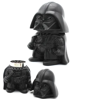 

Black Warrior Mode Pipes Grinder Pipe Smoking Creative Tobacco Pipe Herb Smoking Pipe Grinder Smoke Hookah Tobacco Crusher