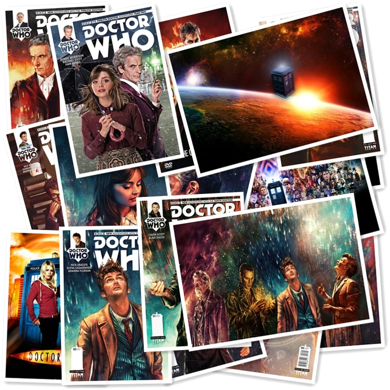 Doctor Who 20/шт ПВХ серии стикер домашний декор холодильник стиль стены путешествия чемодан граффити Стайлинг стикер s