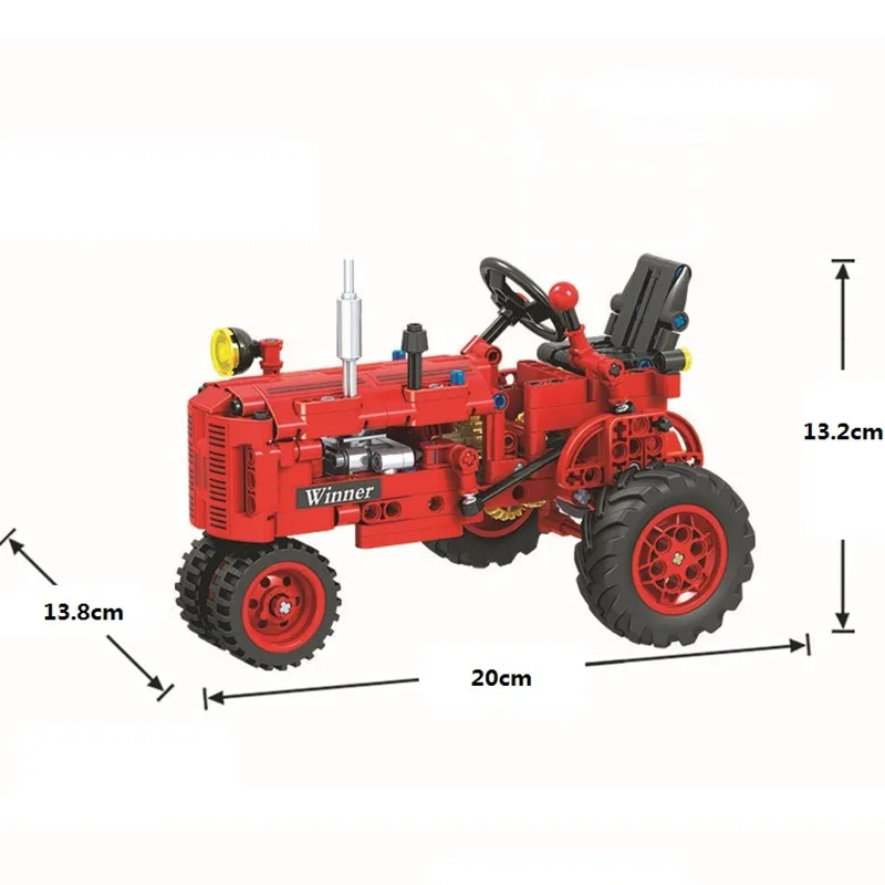 2 шт./партия, техника, Кроппер, трактор, строительные блоки, строительные блоки, городские модельные наборы, кирпичи, классика, игрушка-подарок для детей