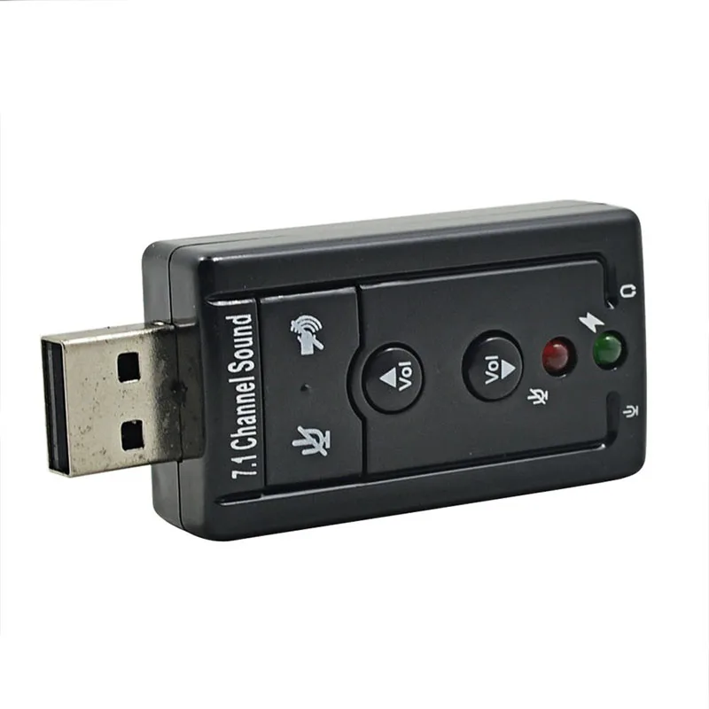 RSExplorer USB звуковая карта 7 1 внешний канал с 3 5 мм Auricolare MIC для настольного ПК