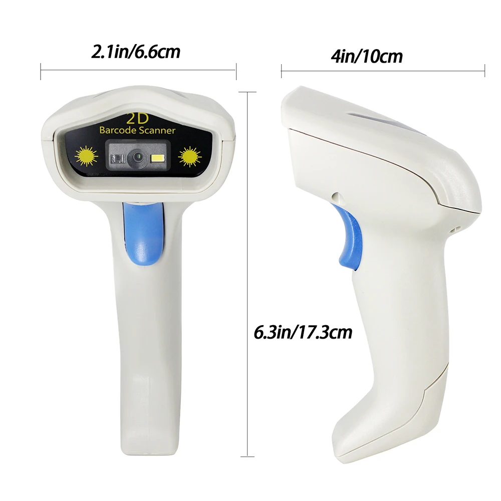 Symcode 1D/2D QR/بيانات مصفوفة/PDF 417 USB اللاسلكية ماسح الباركود ، 16 M مساحة التخزين ، يمكن تخزين 50000 + الباركود البيانات Symcode 1D/2D QR/بيانات مصفوفة/PDF 417 USB اللاسلكية ماسح الباركود ، 16 M مساحة التخزين ، يمكن تخزين 50000 + الباركود البيانات
