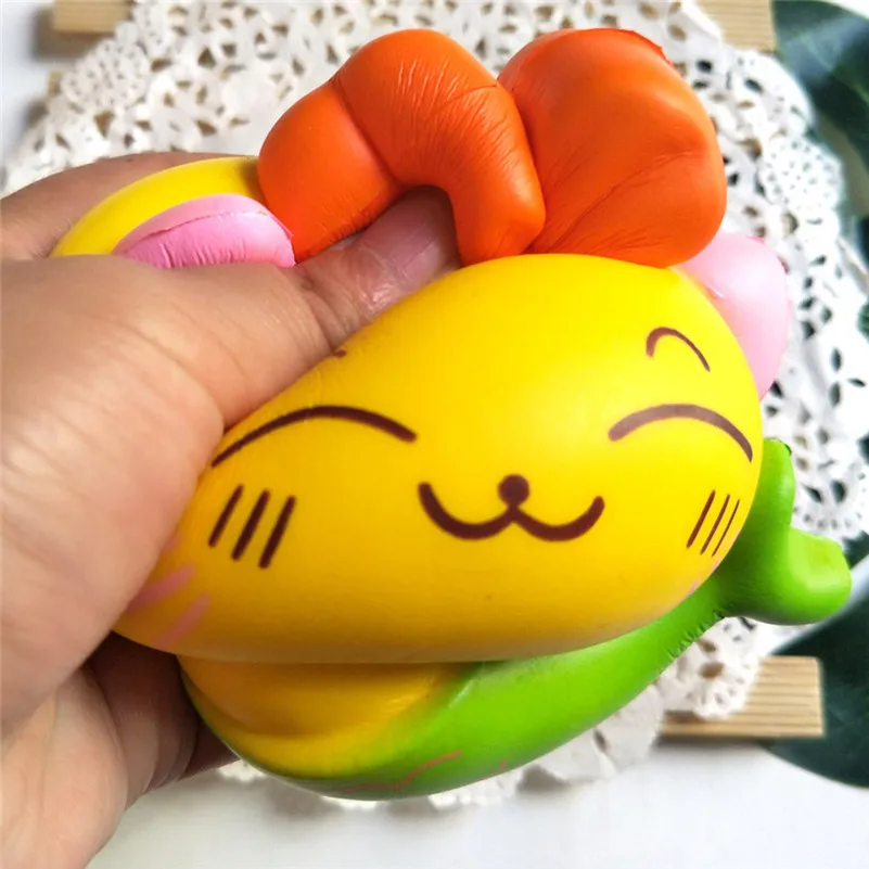 S Squishies очаровательный котенок медленно поднимающийся для выдавливания крема ароматизированное средство для снятия стресса игрушка антистресс visqueux мягкие игрушки для детей A1