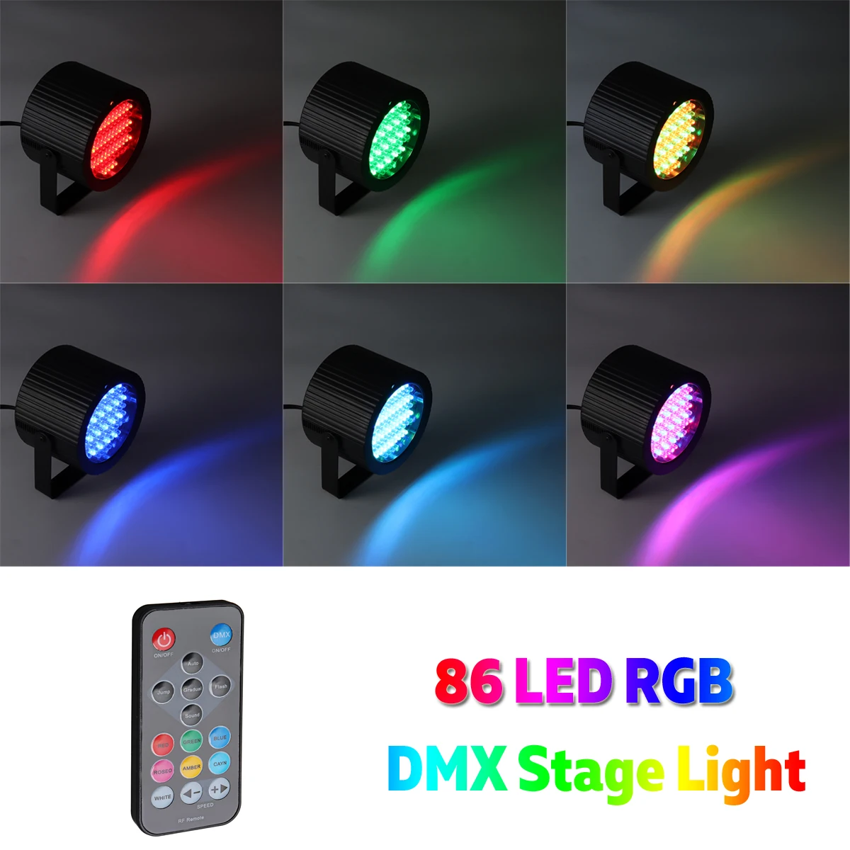 

Good Quality LED Flat Par Color Mixing DJ Wash Light Stage Uplighting KTV Disco DJ DMX512