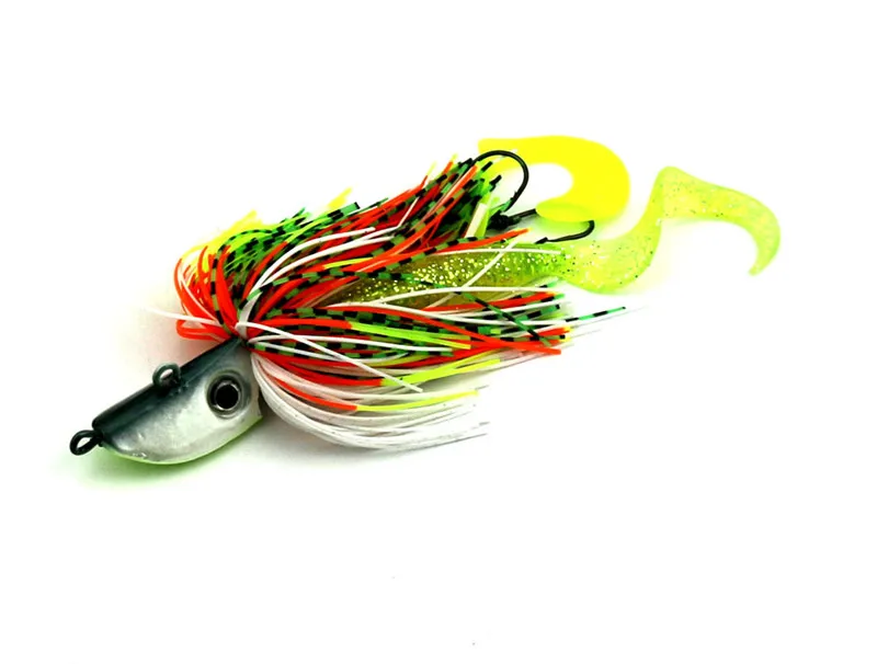 Cabeça de Chumbo Iscas de Pesca Lote Polvo Lula Gabarito Spinnerbait Pique Buzzbait Peche Baits Mar Pesca Tackles 4 pc - 60g 7 4 pc lote 60g polvo lula gabarito