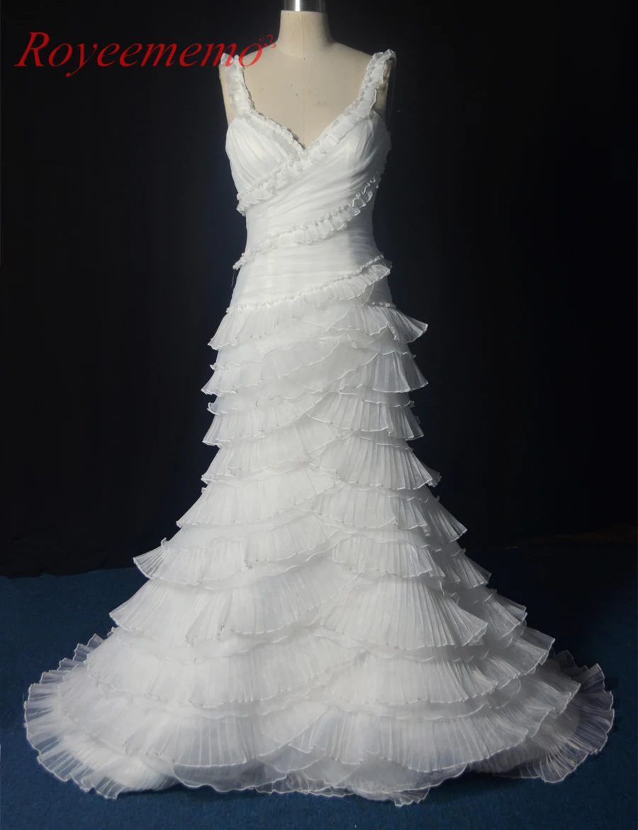 Marca de alta Qualidade de organza Vestidos de Casamento 2017 vestido De Noiva Vestido De Noiva fábrica custom made praia estilo