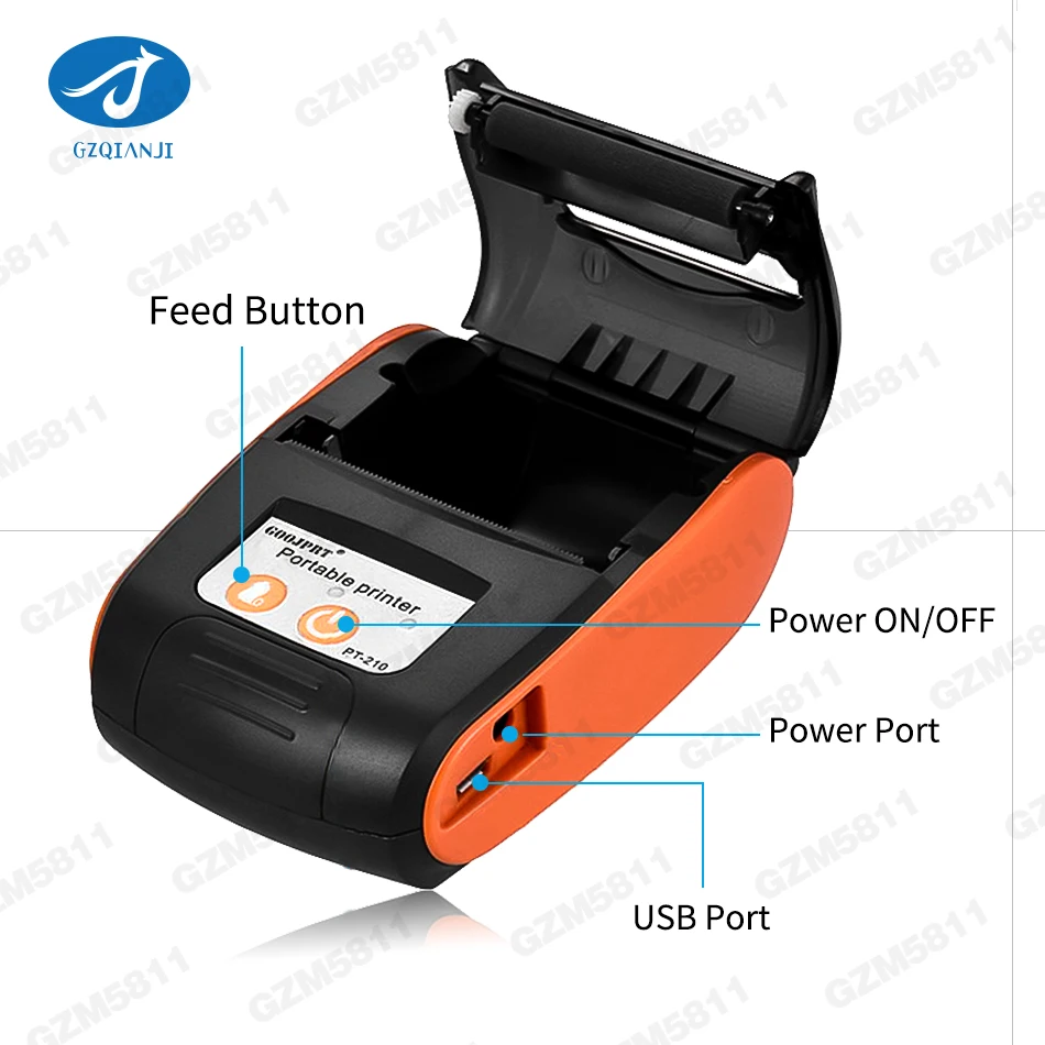 SDK مجانا 58 مللي متر المحمولة المحمول بلوتوث طابعة بلوتوث لاسلكي صغير الحرارية استلام الطابعة دعم الروبوت iOS الهاتف SDK مجانا 58 مللي متر المحمولة المحمول بلوتوث طابعة بلوتوث لاسلكي صغير الحرارية استلام الطابعة دعم الروبوت iOS الهاتف