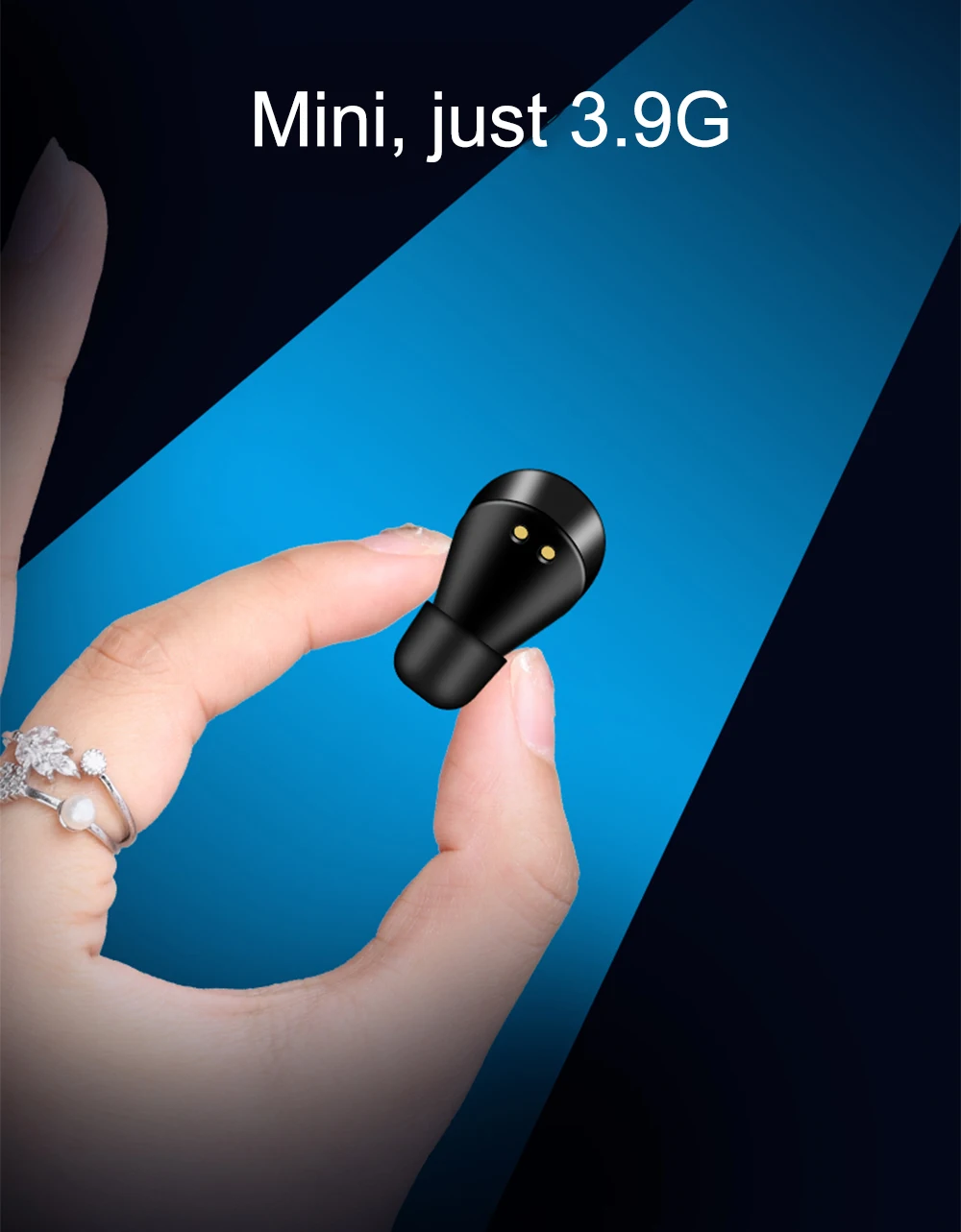 Nasin TWS 5,0 Мини Bluetooth наушники Беспроводные спортивные сенсорные водонепроницаемые стерео наушники с шумоподавлением наушники с микрофоном