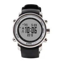 Mens watches top brand luxury EZON outdoor sports men 50 atm multifunction climbers table compass chronograph wristwatch alarm