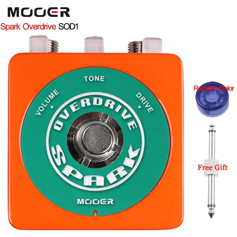

Mooer Spark Overdrive 80's Vintage Overdrive Tone Perfectly Suited for Blues with Attractive Lighting Design Full Metal Housing