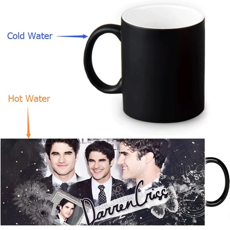 Подарок на день рождения кофейные кружки Darren Criss кружка заказ меняющая цвет