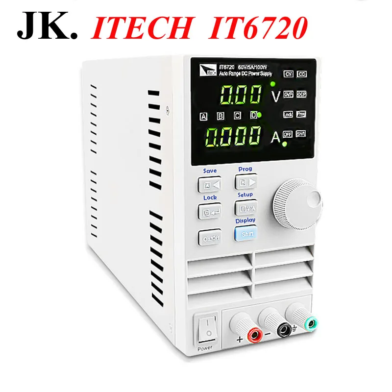 

IT003 ITECH IT6720 Adjustable Auto Range DC Power Supply 100W / 60V / 5A Digital Power Supplies Voltage Regulator Stabilizer