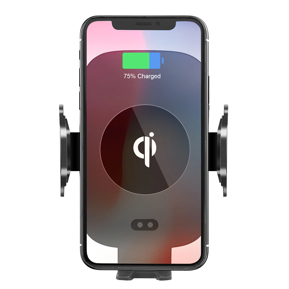 Быстрое беспроводное автомобильное зарядное устройство держатель для телефона, держатель для телефона с вентиляционным отверстием Qi Сертифицированный N9 совместим с iPhone Xs Xr Xs Max Phone 8 x