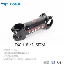 Newest TXCH Matte/gloosy Carbon+auminium Stem Bicycle Parts Cycling Stem Free Shipping