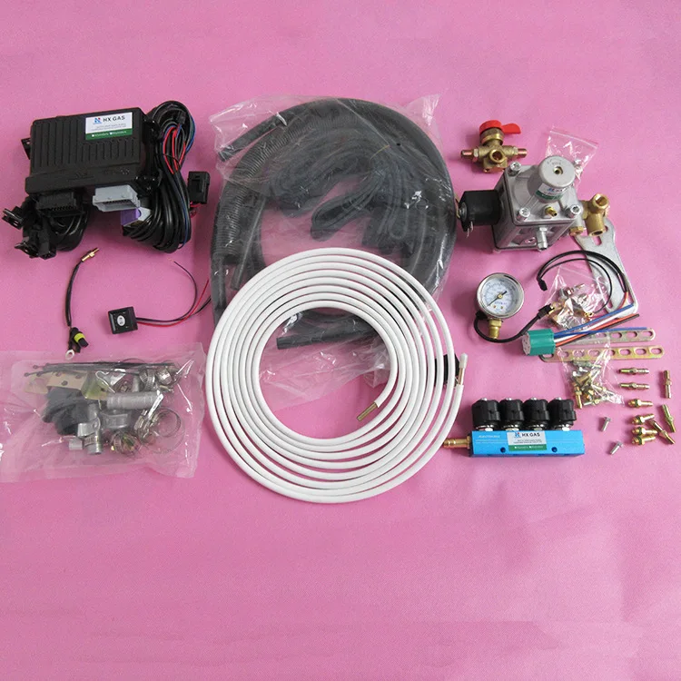 

CNG Injection Conversion Kit for Dedicated E-type 4 cylinder kit Gasoline Fuel Injected Vehicle