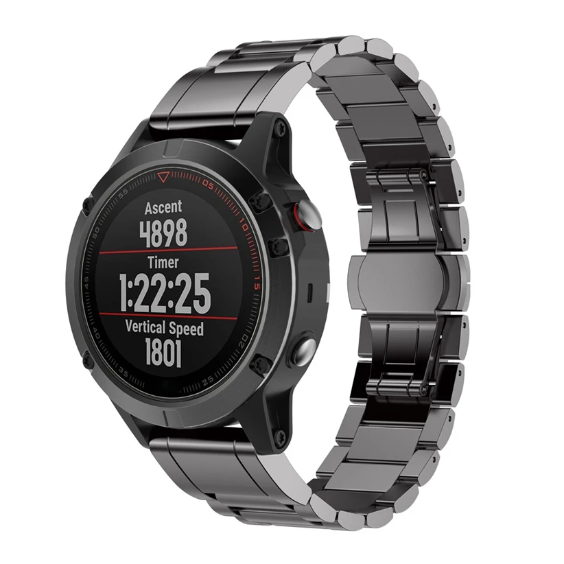 Smart Нержавеющая сталь браслет Quick Release Fit ремешок для Garmin Forerunner 935 GPS часы futural цифровой JULL6