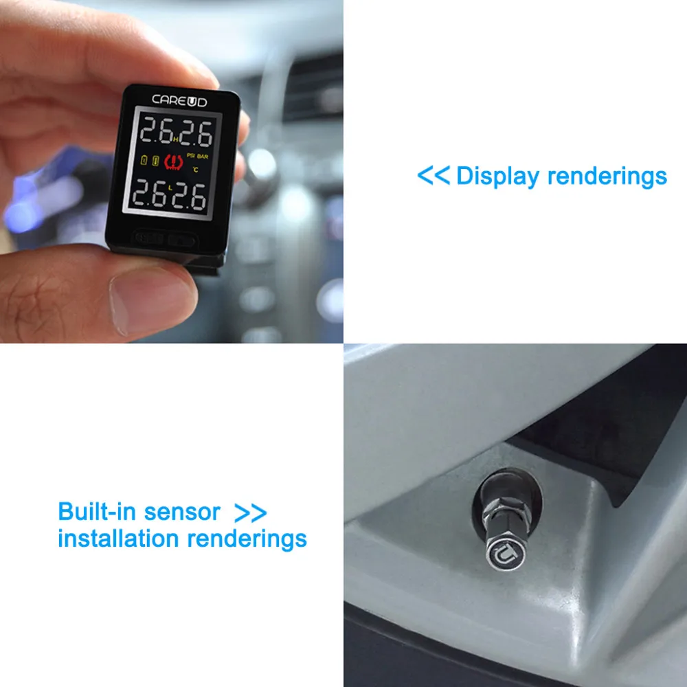 U912 TPMS car tire pressure monitor system-9