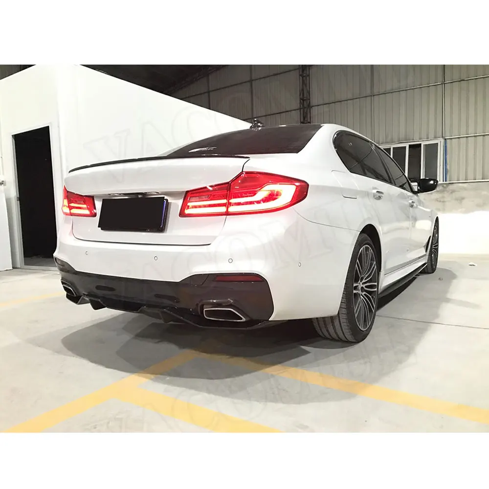 Боковые юбки из углеродного волокна 5 серий MP бампер защита для губ BMW F90 G30 G31 G38 M Tech