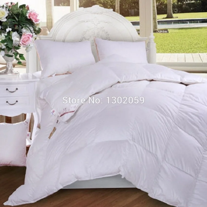 Factory Sale Winter Goose Down Blanket Comforter Doona Quilt King